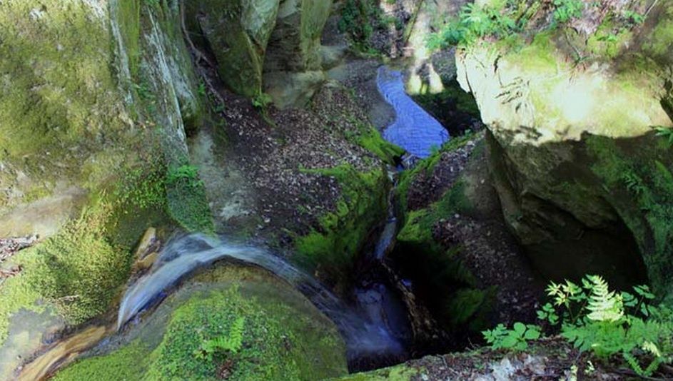 Водопад Пасть Дьявола (Псечиако) в Горячем Ключе