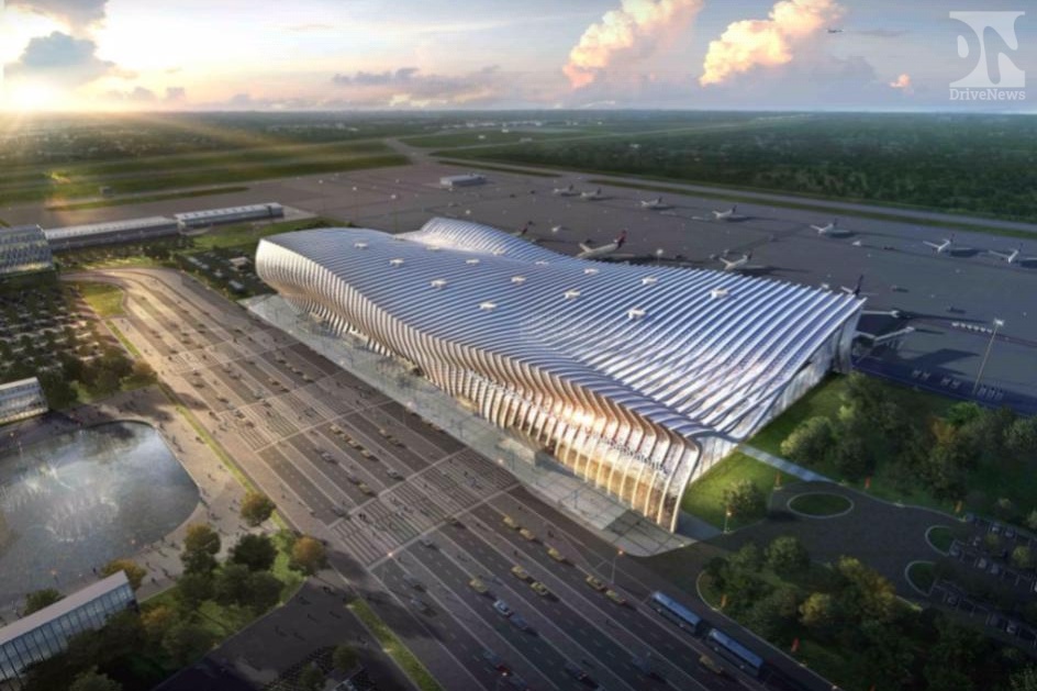 ﻿Строительство нового аэровокзального комплекса в Симферополе идет с опережением сроков.