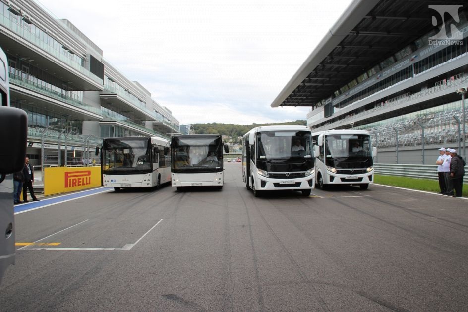 Сочинские автобусы выйдут на гонки