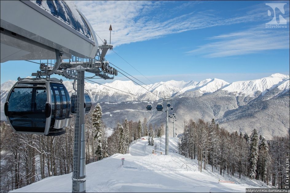 Новые трассы откроются зимой на горнолыжных курортах Сочи