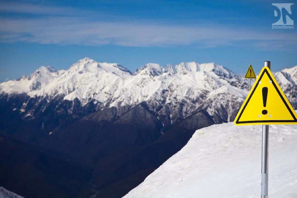 В горах Сочи объявлена лавинная опасность