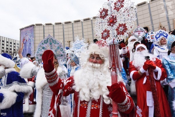 Парад Дедов Морозов пройдет в Краснодаре