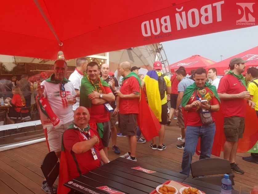 В Олимпийском парке Сочи перед одной из самых ожидаемых игр группового этапа Чемпионата мира по футболу FIFA 2018 — матч Португалия — Испания