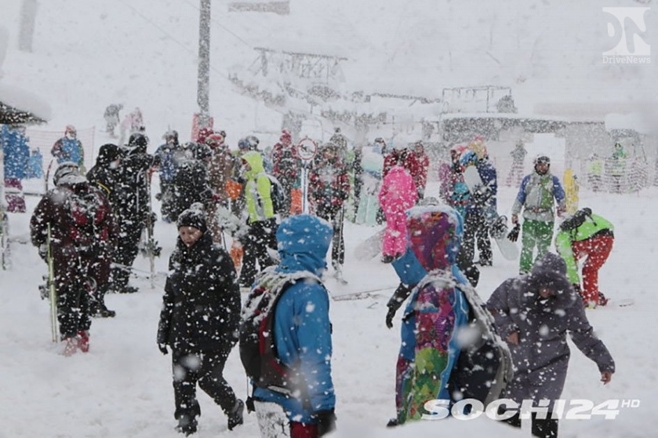 Мест почти нет: горнолыжные курорты Сочи забиты на Новый Год уже на 95%
