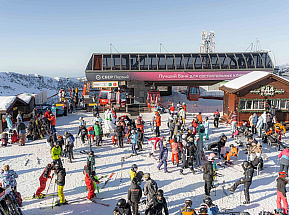 На горнолыжные курорты Сочи за последнюю неделю прибыли 3 тысячи туристов