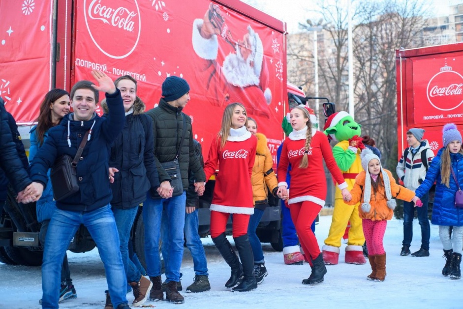 Караван Coca-Cola  посетил столицу Кубани