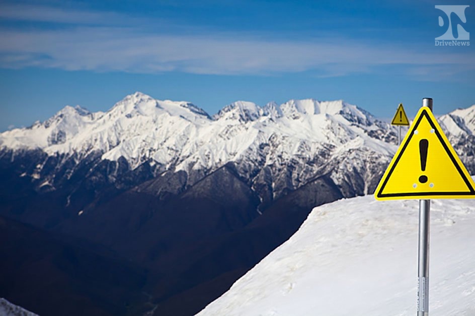 Синоптики предупреждают об опасности возникновения лавин в горах Сочи
